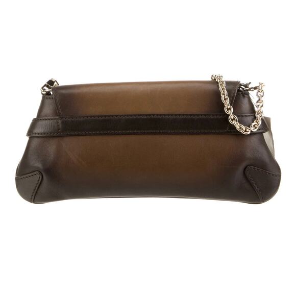 GUCCI Tom Ford 1921 Horsebit Clutch Bag Ombre Gold Brown y2k Runway - Picture 3 of 5